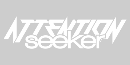 Attention seeker decal