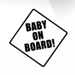 Baby on board Car decal sticker - stickyarteu