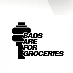 Bags are for Groceries Car decal sticker - stickyarteu