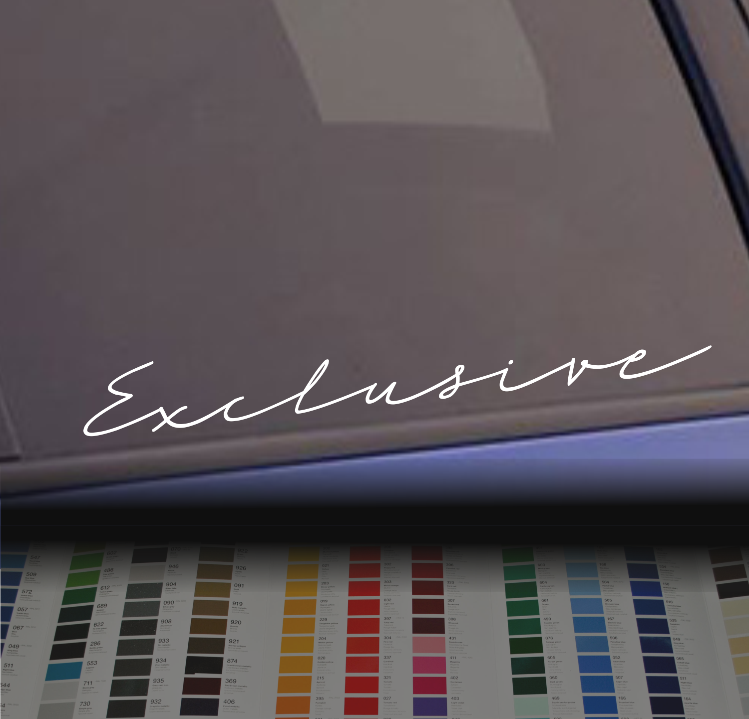 Exclusive sticker banner decal