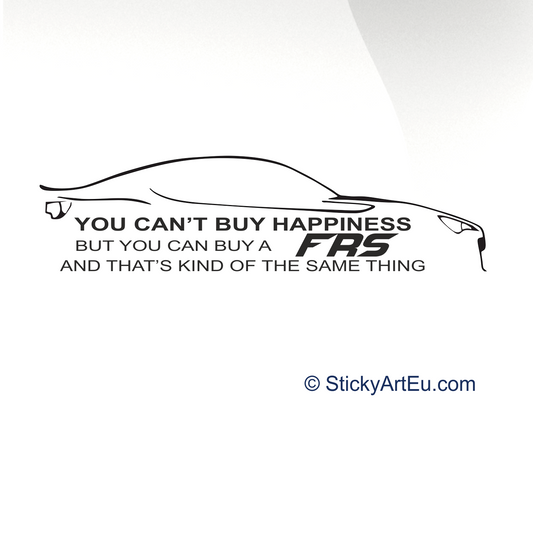 Scion F-RS Car decal sticker - stickyarteu