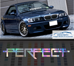 Perfect Fitment Violent windshield car sticker decal