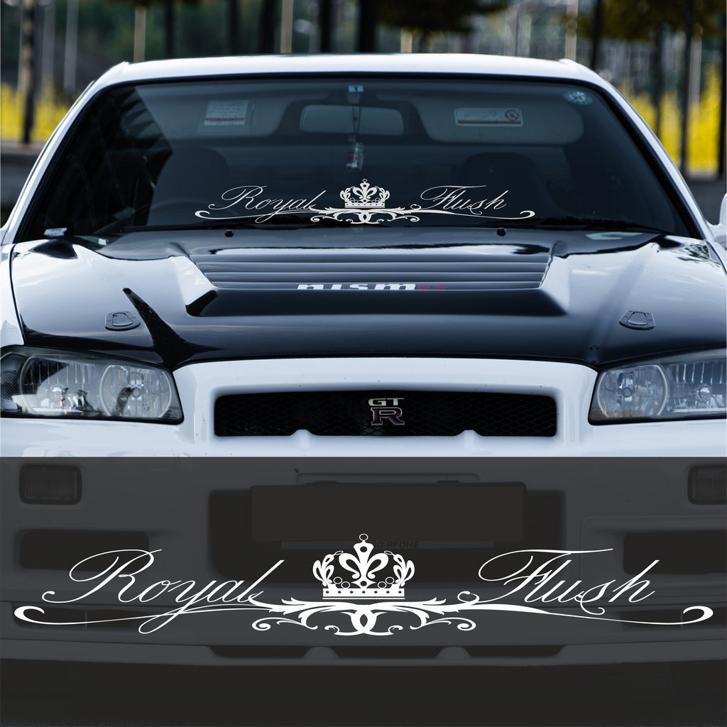 Royal Flush Aufkleber