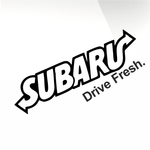 Subaru Drive Fresh Car decal sticker - stickyarteu