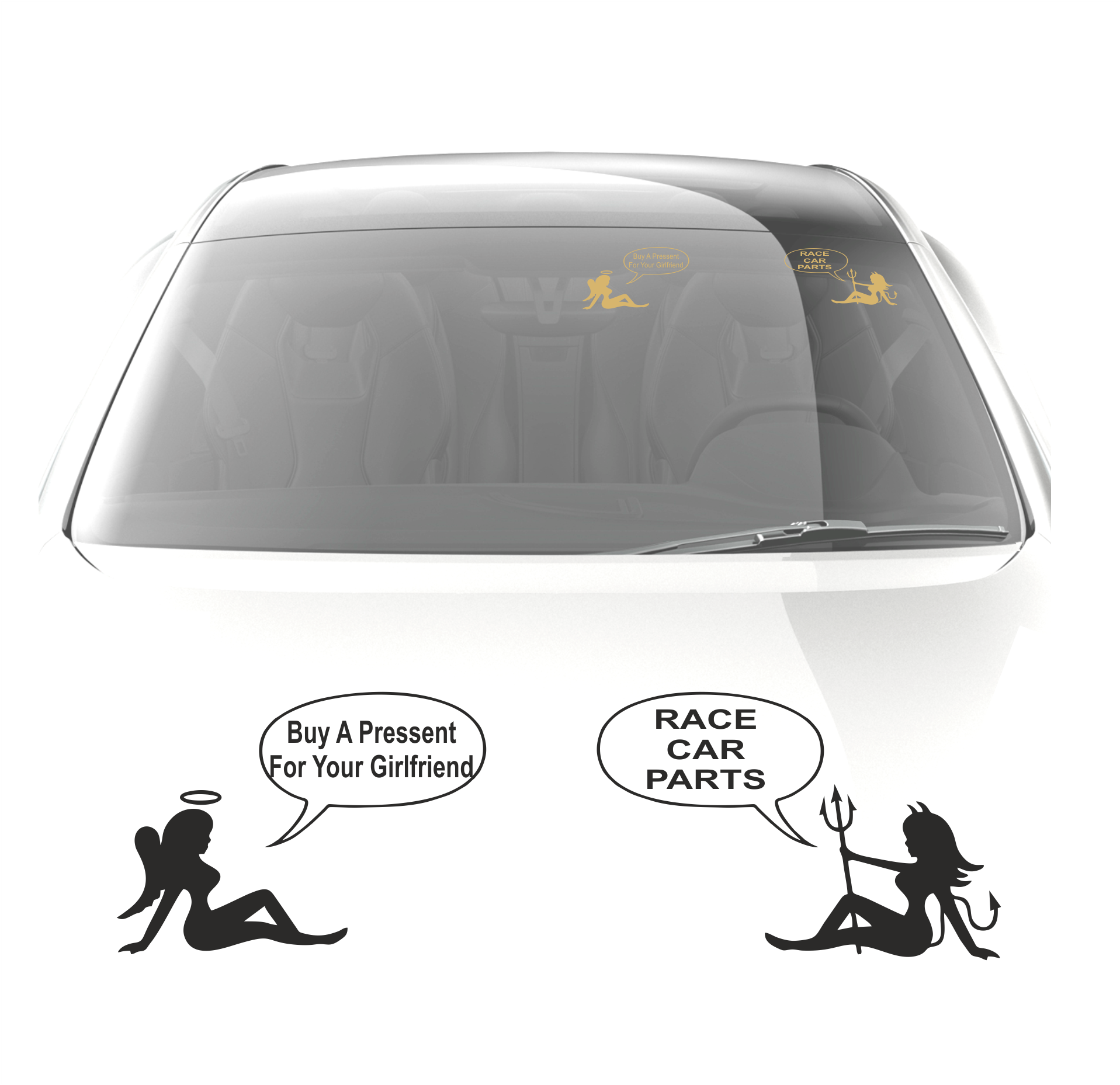 Angel devil car prts - stickyarteu