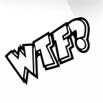 WTF? Car decal sticker - stickyarteu