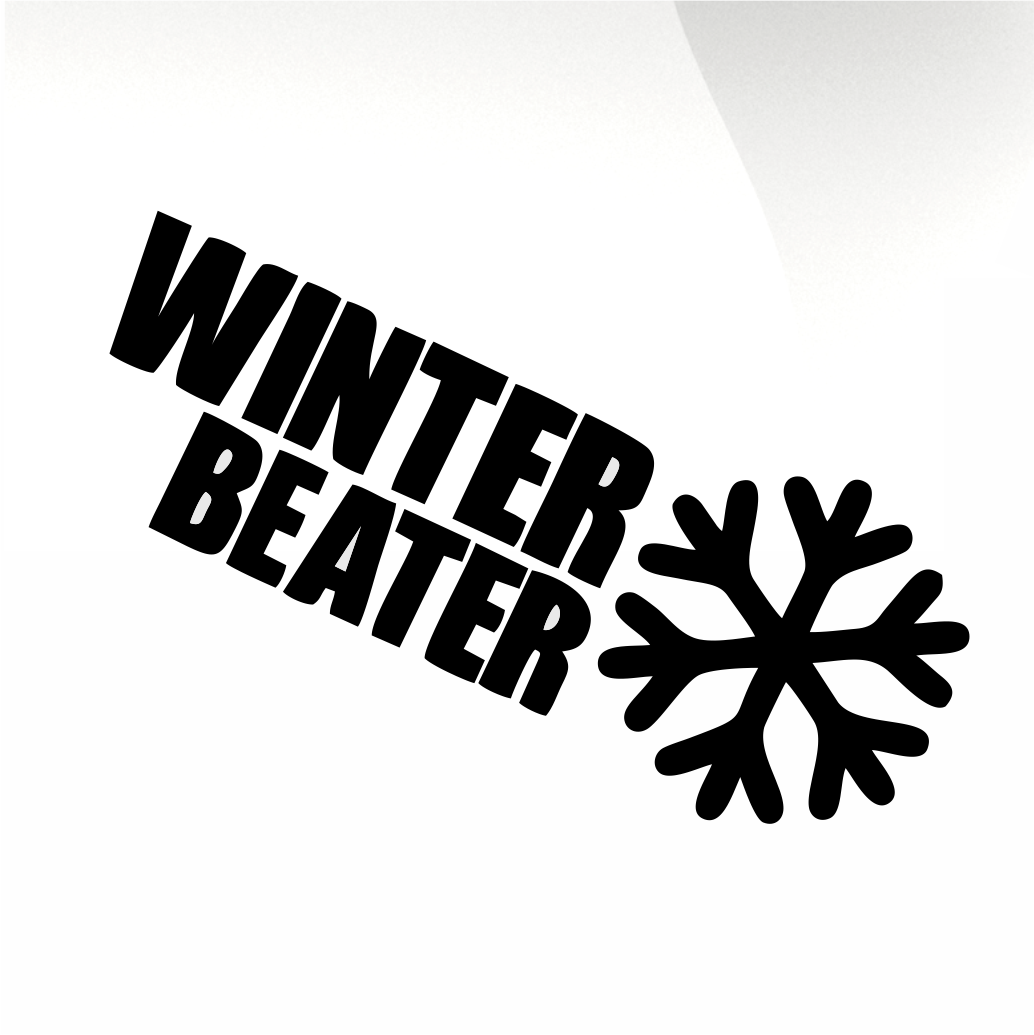 Winter Beater Car decal sticker - stickyarteu