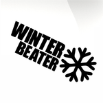 Winter Beater Car decal sticker - stickyarteu