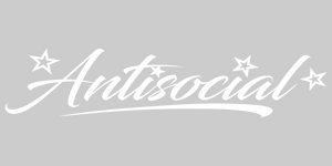 Antisocial car banner decal