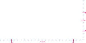 Text Your Text Vinyl custom lettering decall/2.2 x 7.32 in/  White/