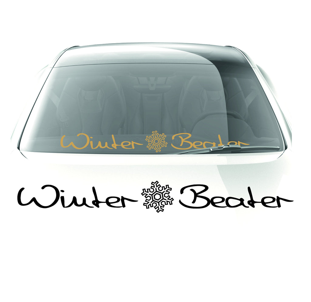 Winter Beater sticker - stickyarteu