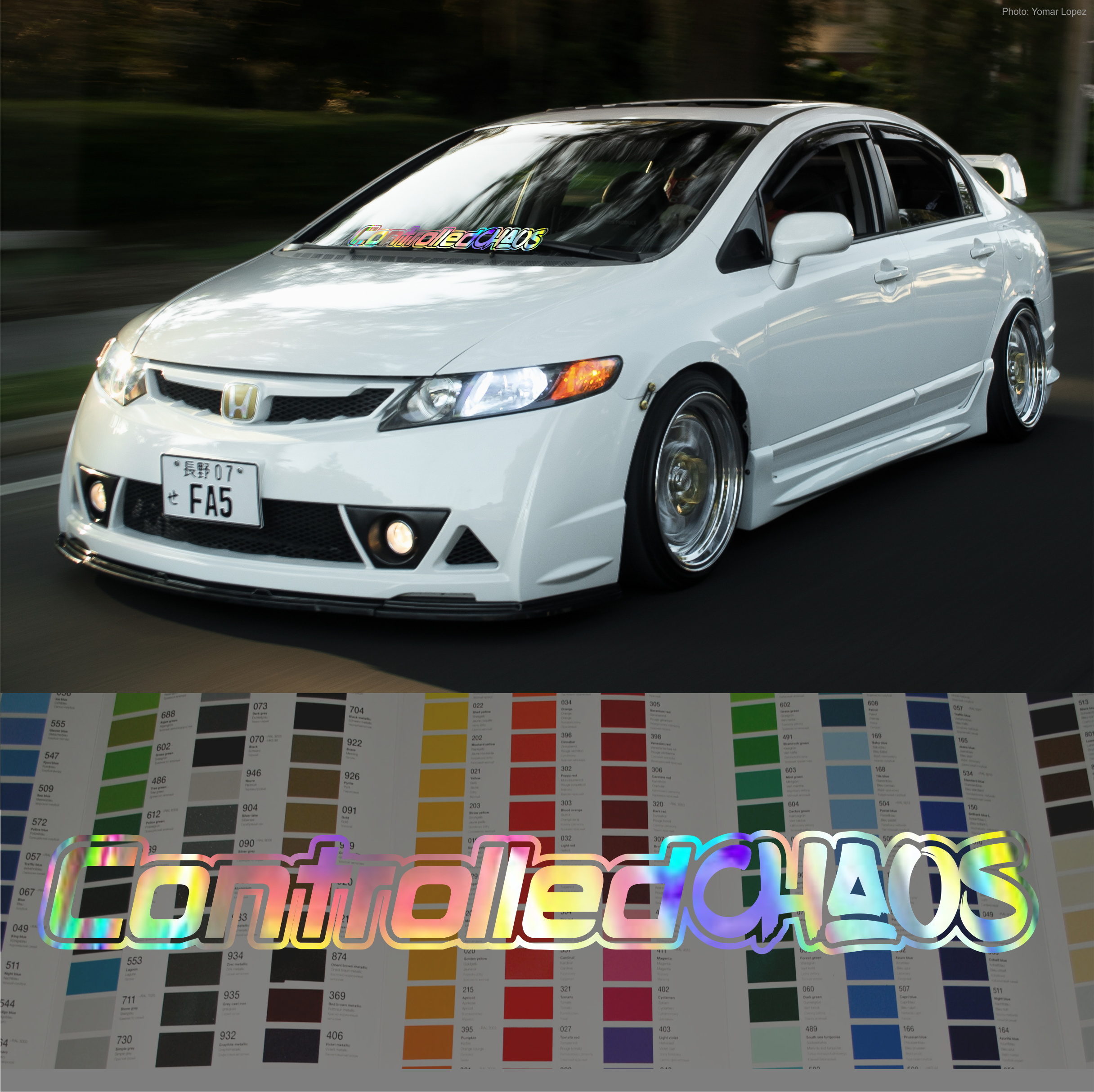 Controlled Chaos decal