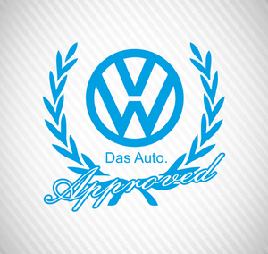 VW das auto sticker - stickyarteu