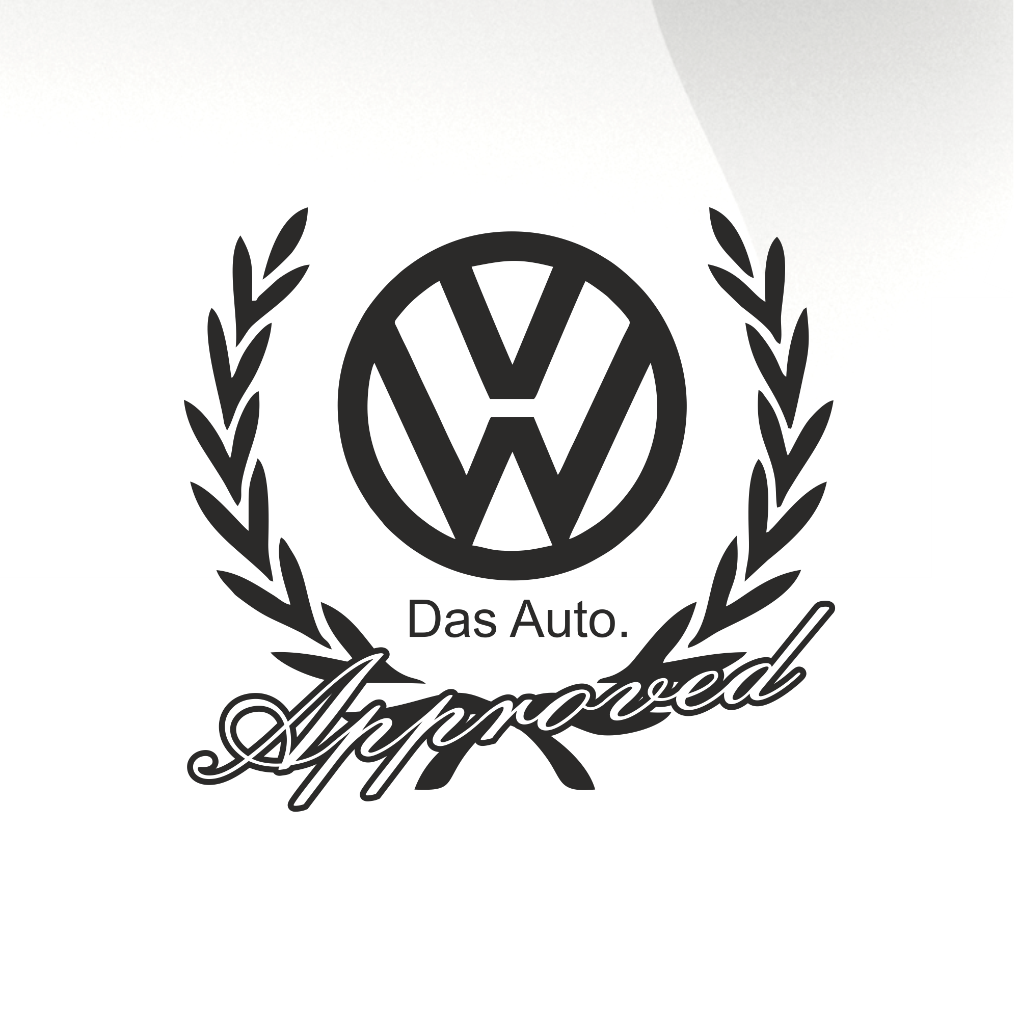 VW das auto sticker - stickyarteu