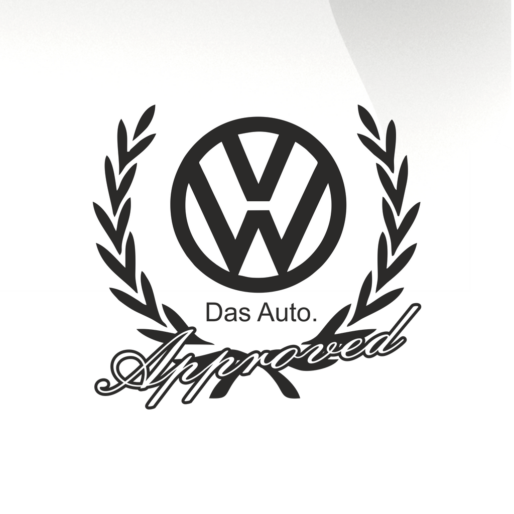 VW das auto sticker - stickyarteu