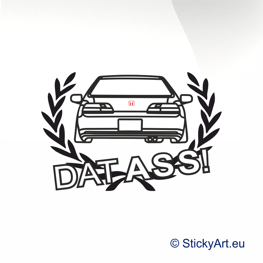 Dat Ass auto sticker - stickyarteu