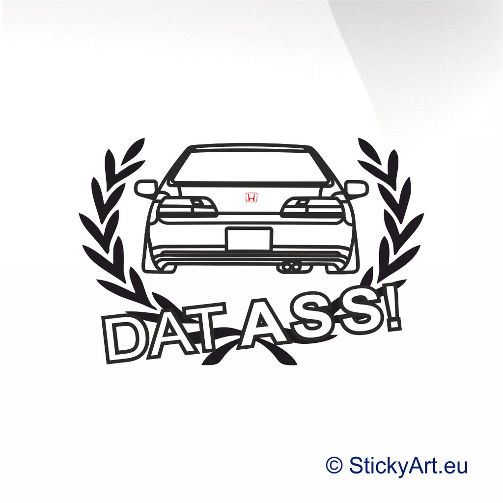 Dat Ass auto sticker - stickyarteu