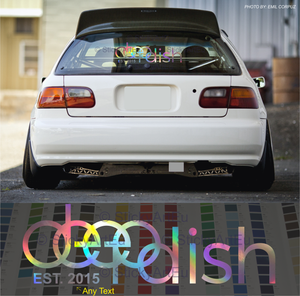 Deep Dish Dope Aufkleber Aufkleber 2