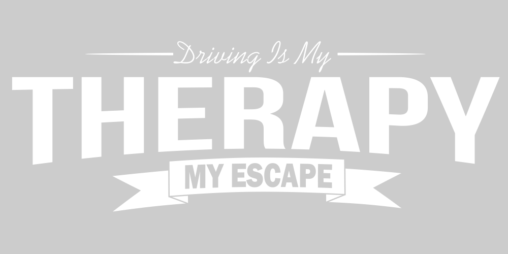 Driving Is My Therapy Decal