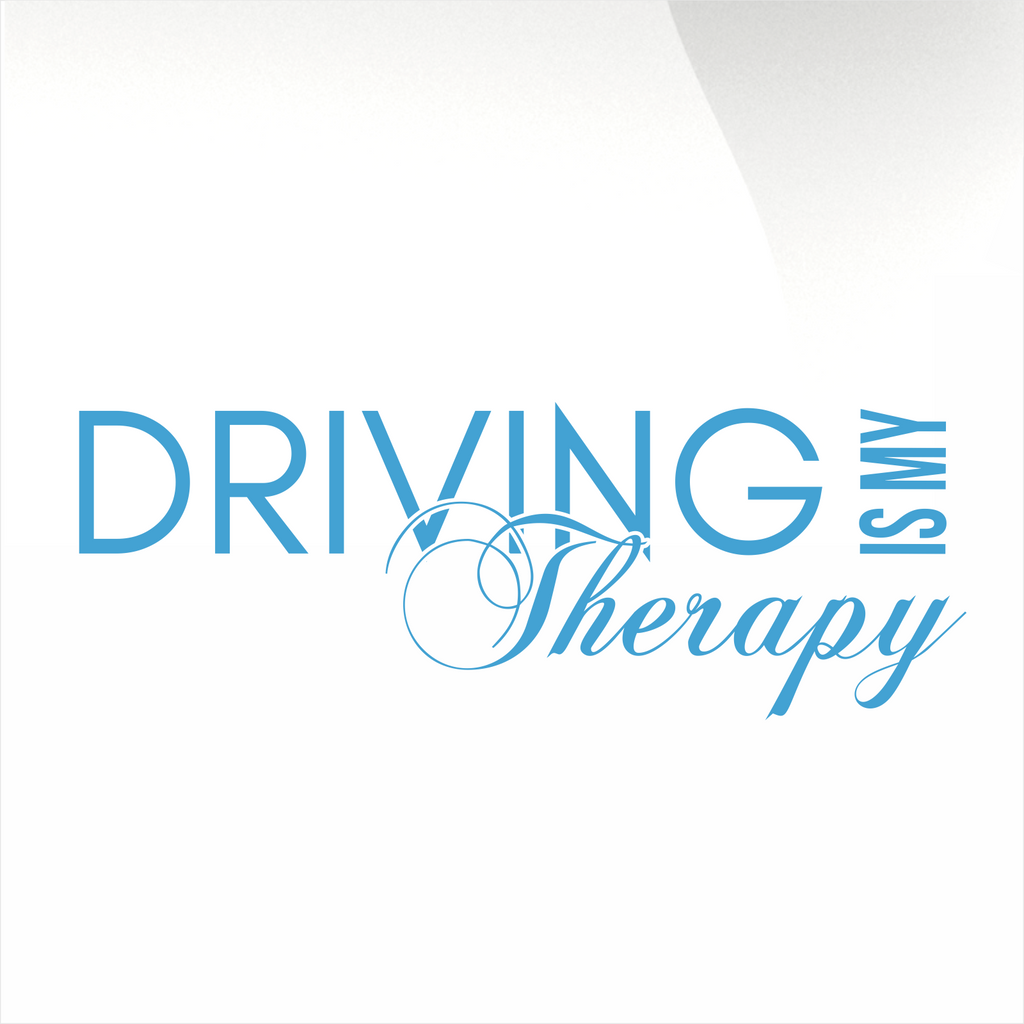 Driving Is My Therapy Decal Sml-ilg