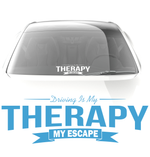 Driving Is My Therapy Decal