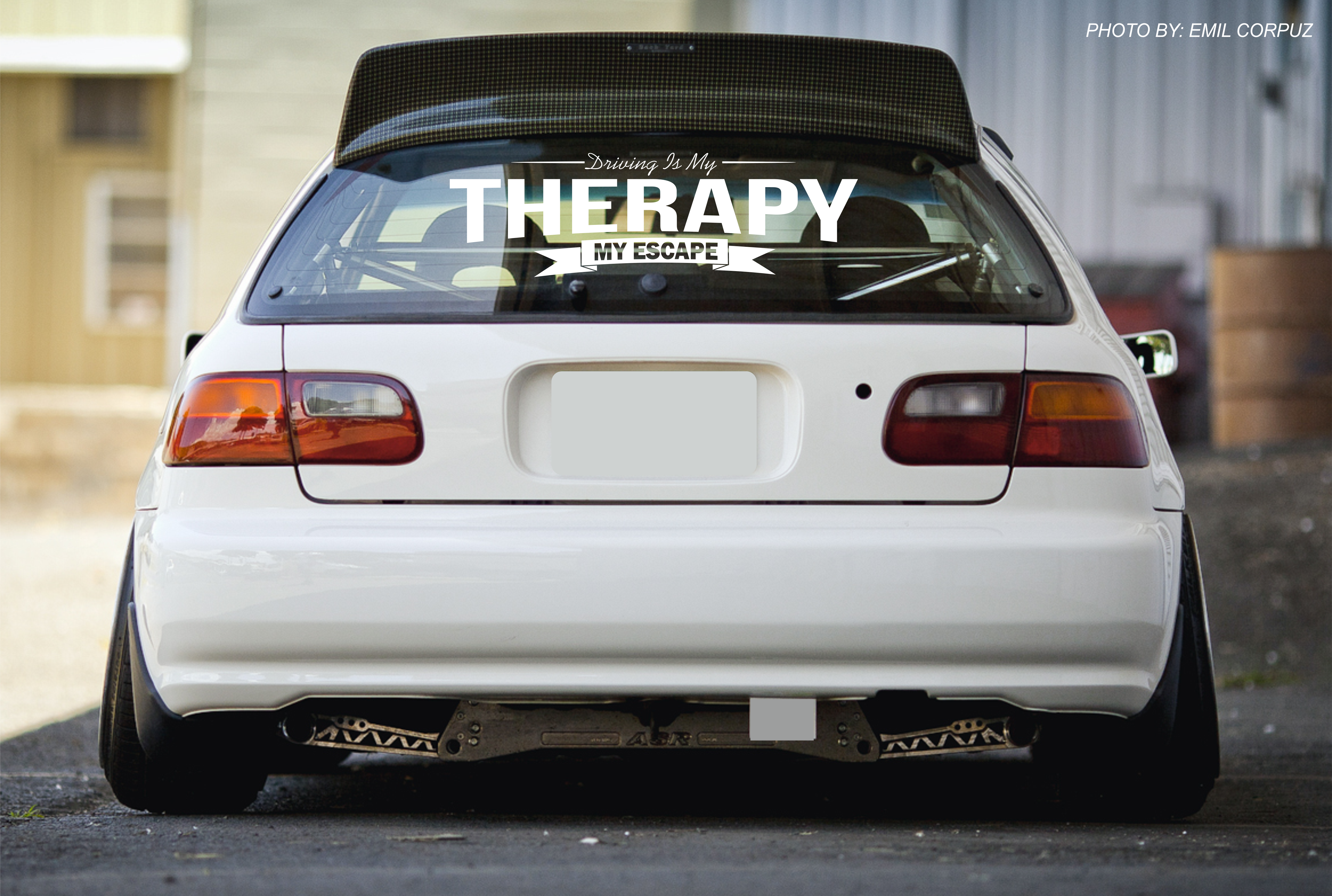 Driving Is My Therapy Decal