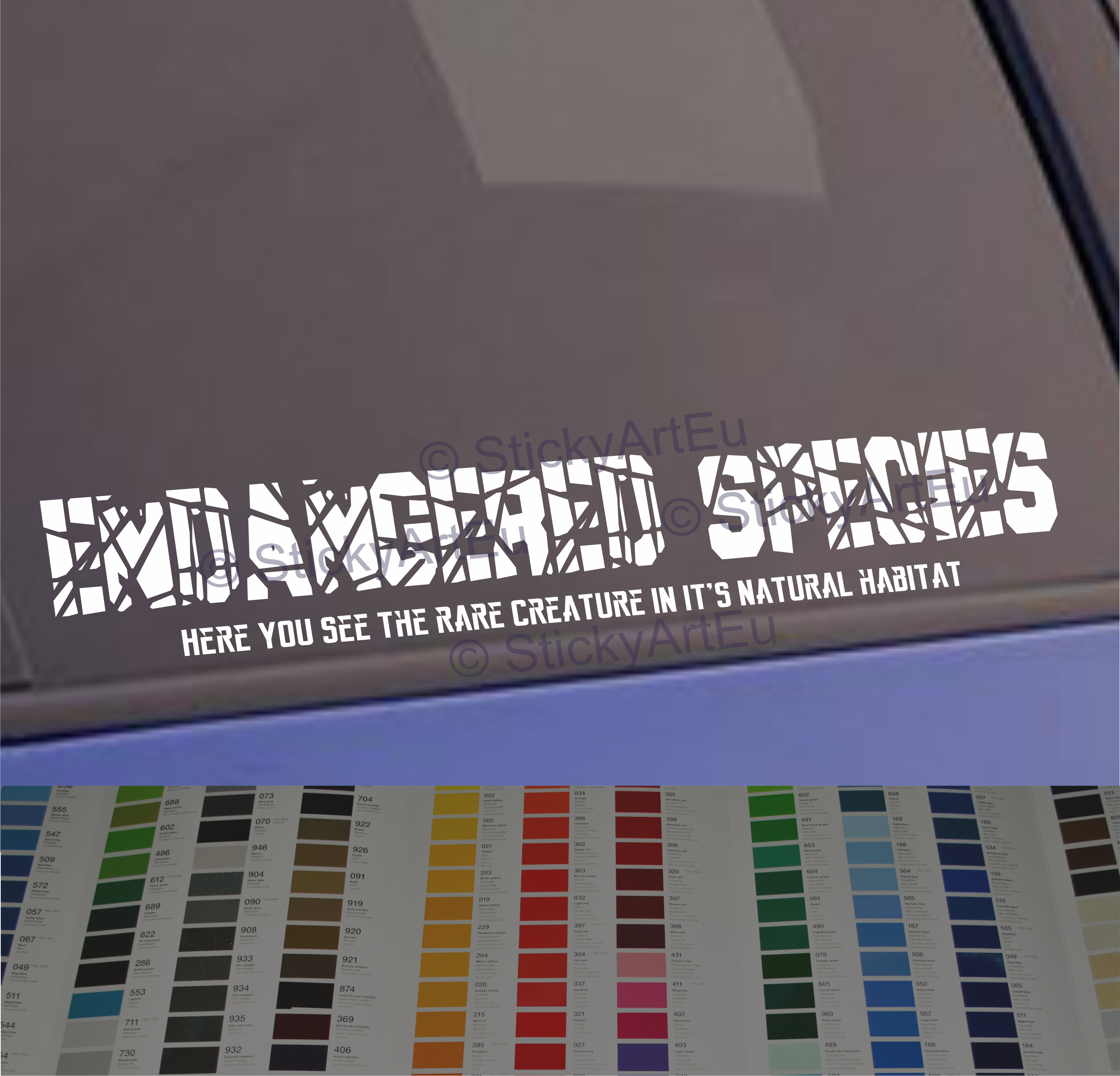 Endangered Species JDM Sticker decal