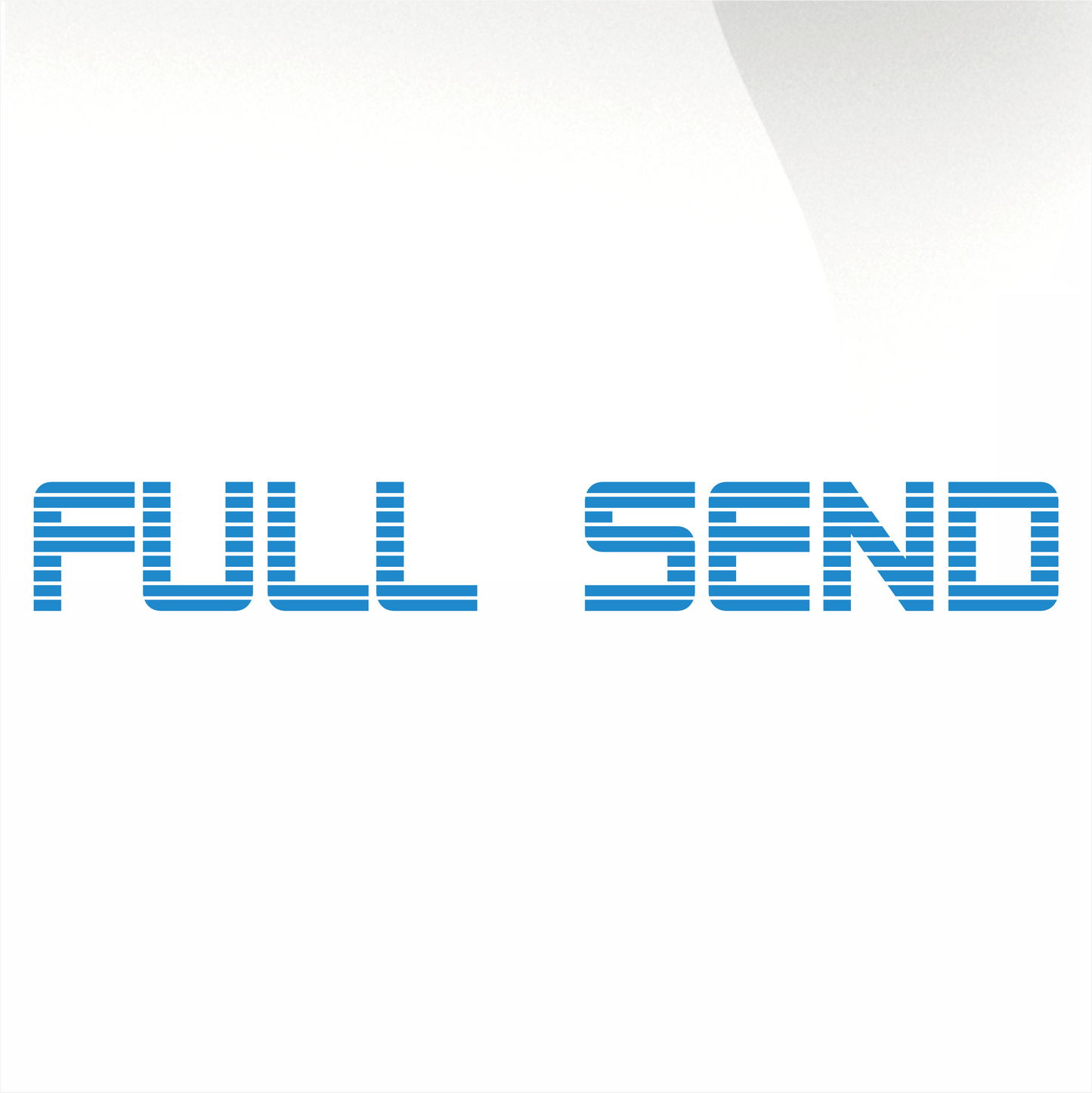 Full Send-Aufkleber III