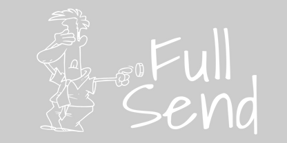 Full Send-Aufkleber II