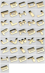 100% metal Lettering Emblem