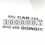 My car hit 300000 decal - stickyarteu