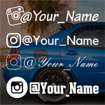 Instagram-Namensaufkleber