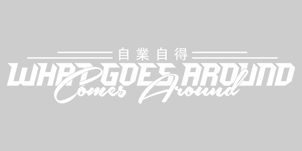 Karma - what goes around comes around decal