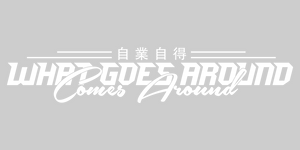Karma - what goes around comes around decal