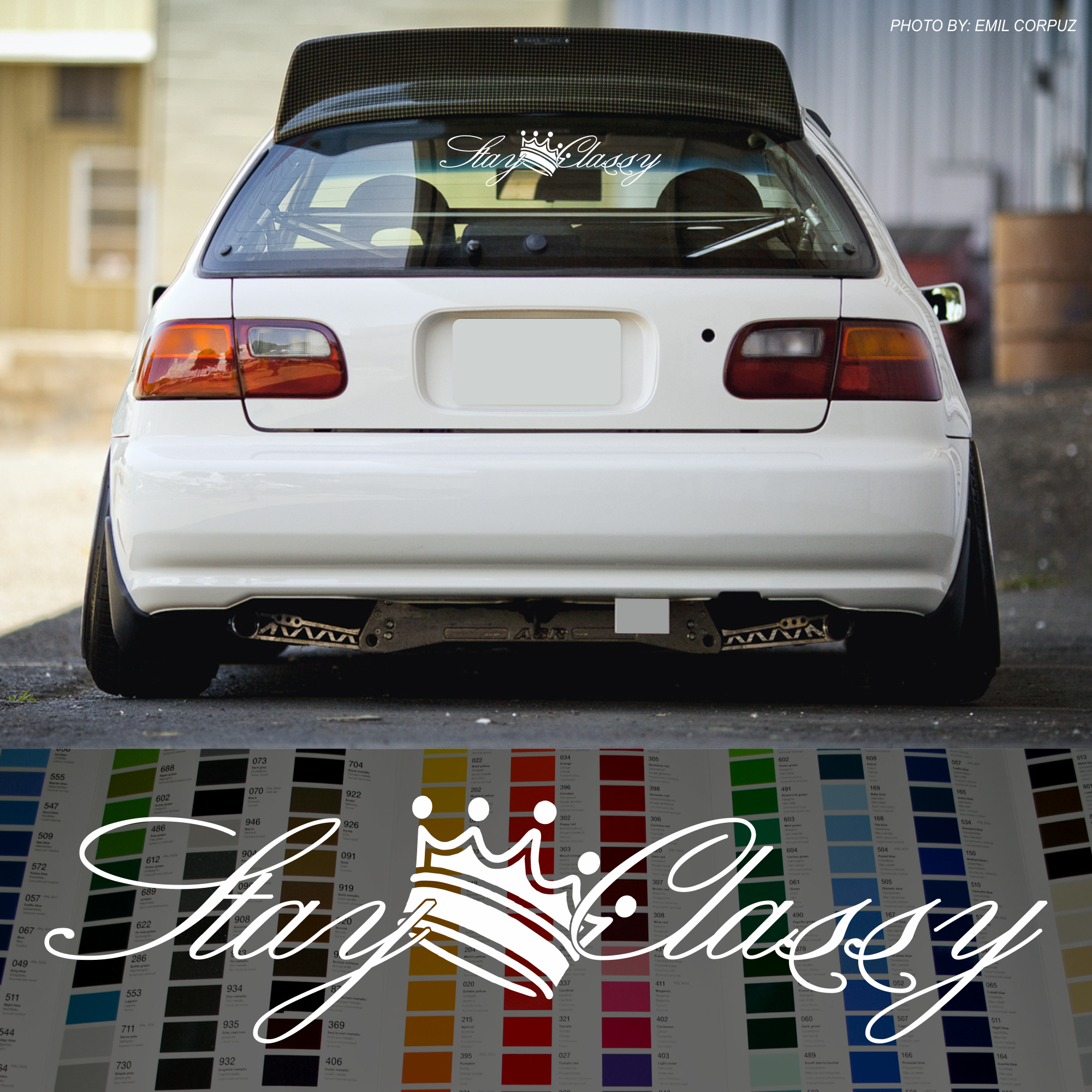 Stay Classy decal sticker - stickyarteu