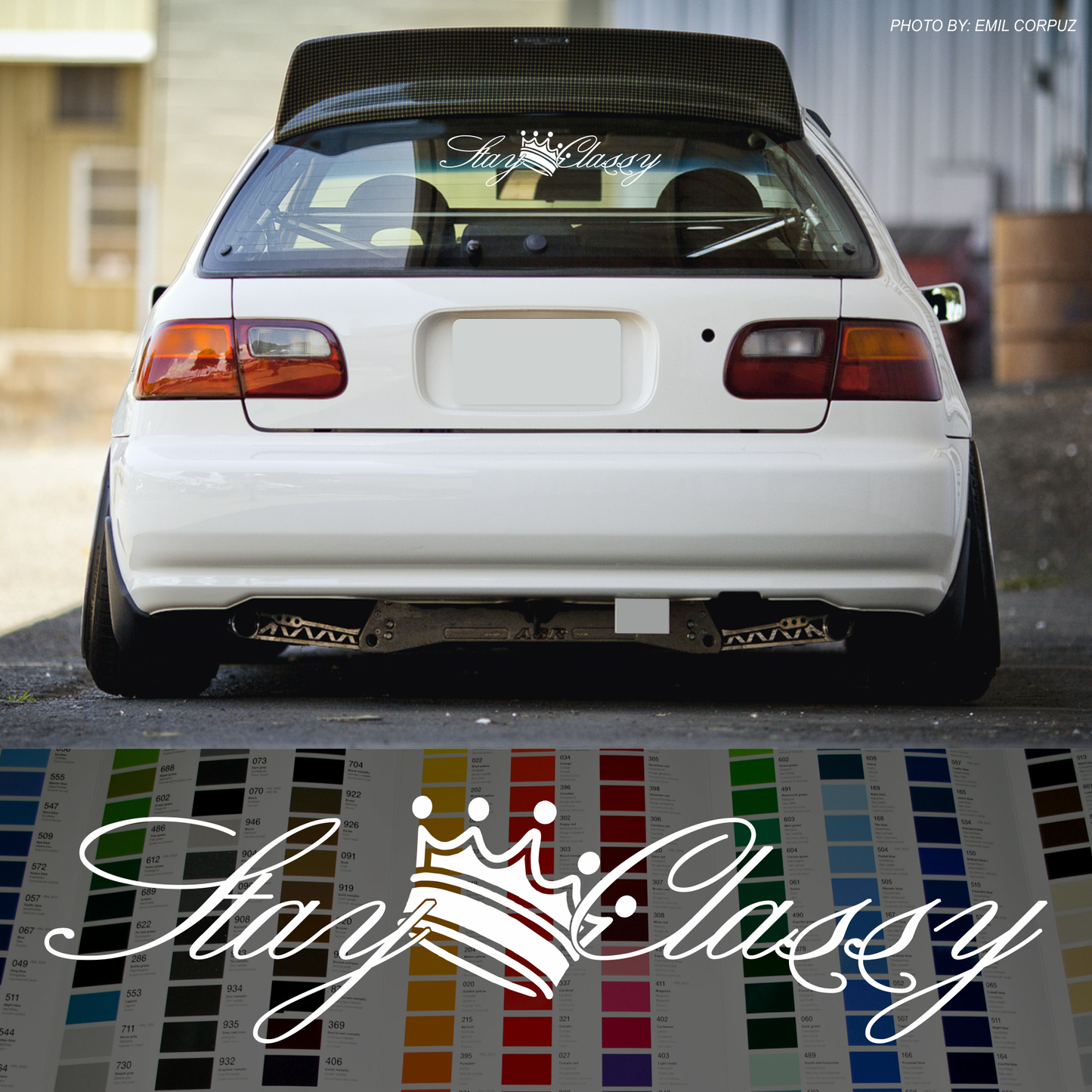 Stay Classy decal sticker - stickyarteu