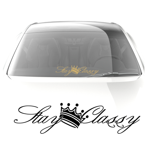 Stay Classy decal sticker - stickyarteu