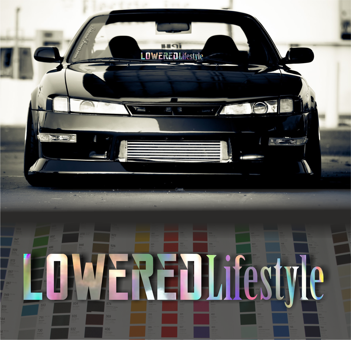 Lowered Lifestyle sticker banner decal stickyart