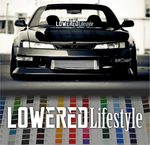 Lowered Lifestyle sticker banner decal