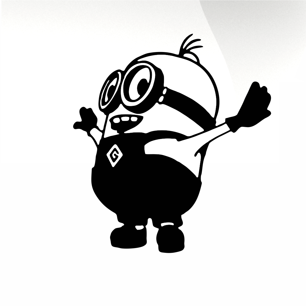 Minions Car decal sticker - stickyarteu