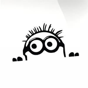 Minions Car decal sticker - stickyarteu