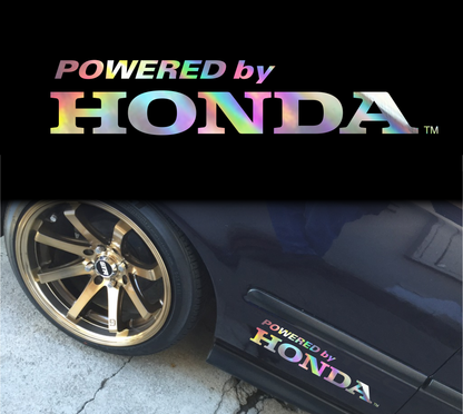 Autocollant « Propulsé par Honda »