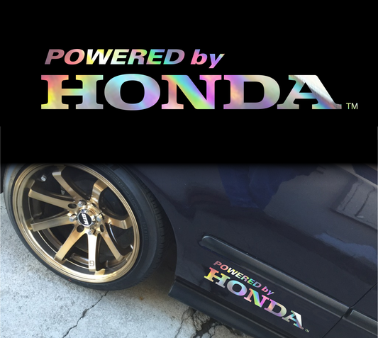 Autocollant « Propulsé par Honda »
