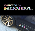 Powered by Honda decal sticker