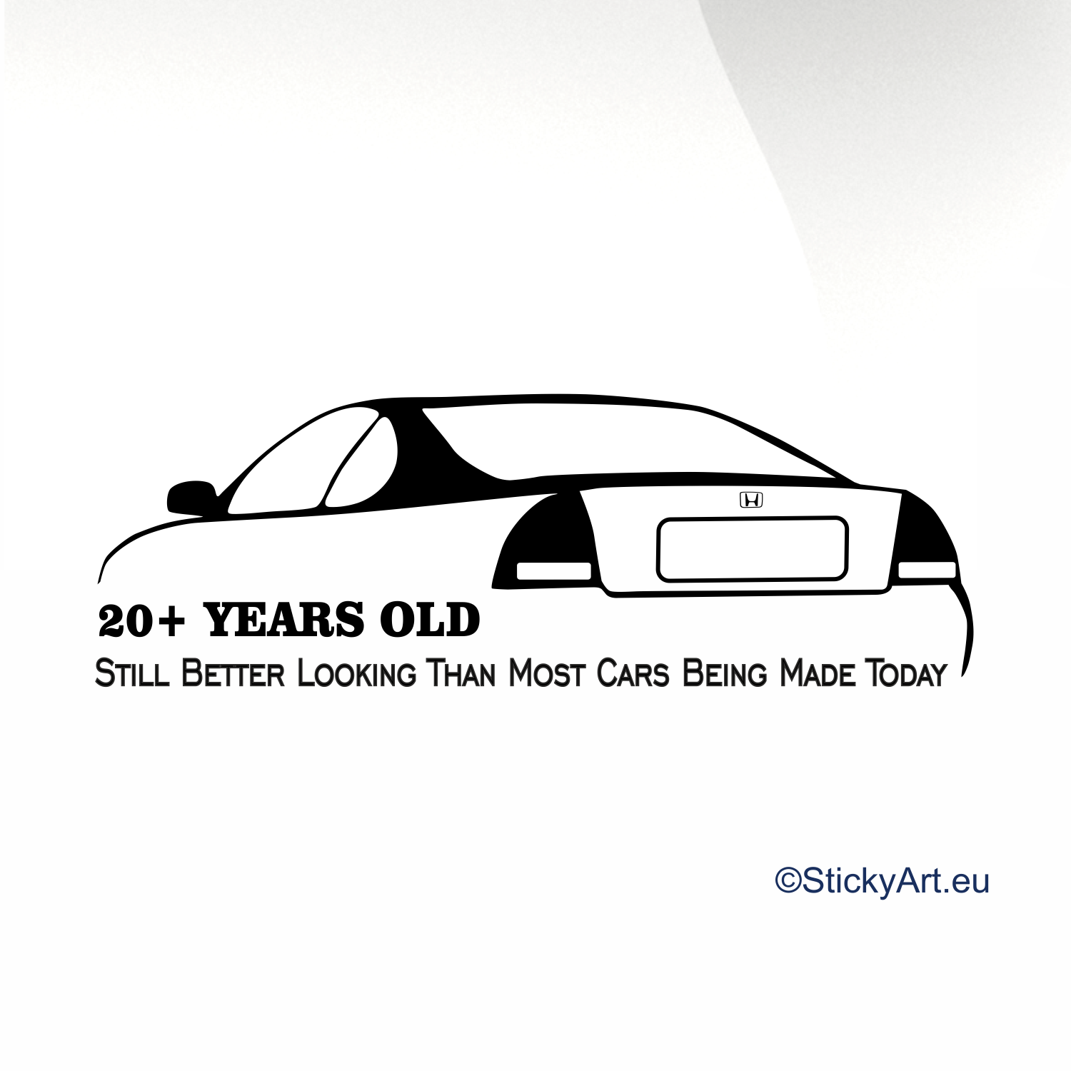 Honda Prelude 20+ Car decal sticker - stickyarteu