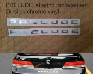 Honda prelude lettering replacement - stickyarteu