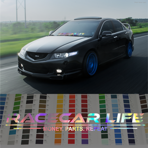 Racecar Life Decal