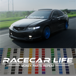 Racecar Life Decal
