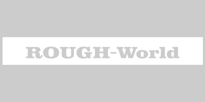 Bannière découpée au laser Rough - World