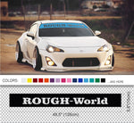 Rough - World diacut Banner